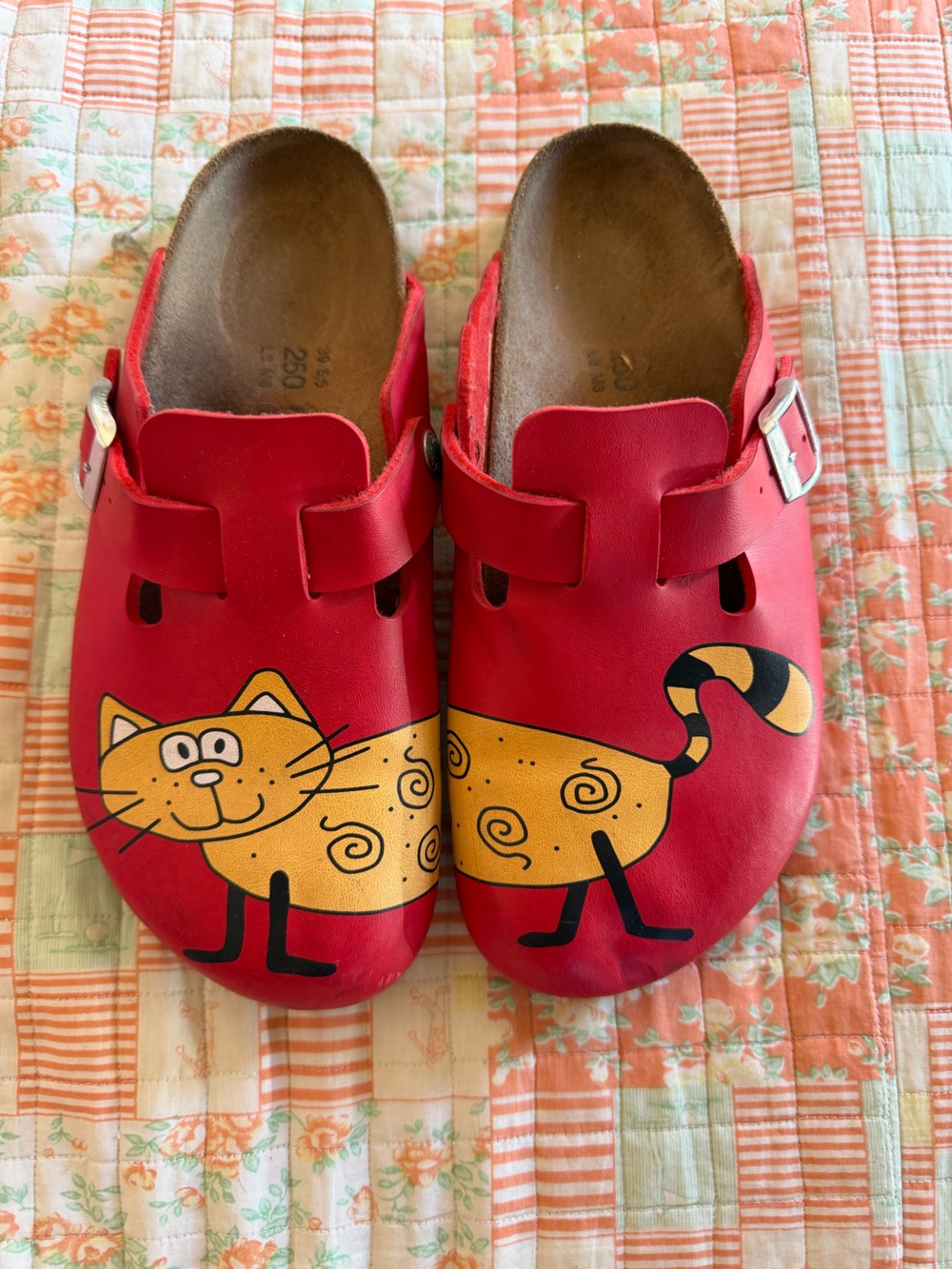 Cat Birkenstock Clogs